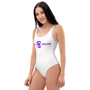 Purple LR One-Piece Swimsuit