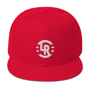 Red Shadow Snapback Hat