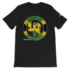 Rocka flag Unisex Short Sleeve Jersey T-Shirt with Tear Away Label