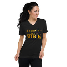 Real Rock Unisex Short Sleeve V-Neck T-Shirt