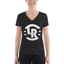 Rocka Woman Triblend Deep V-Neck T-Shirt with Tear Away Label