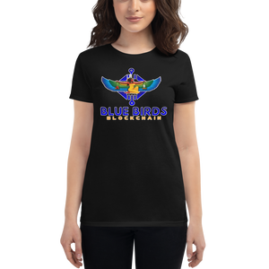 Blue birds women's short sleeve t-shirt