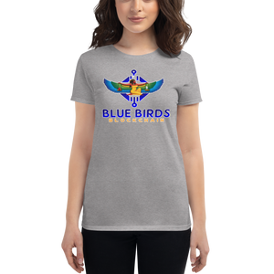 Blue birds women's short sleeve t-shirt