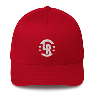 Red Shadow Structured Twill Cap