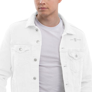 Cowboy White Unisex denim jacket